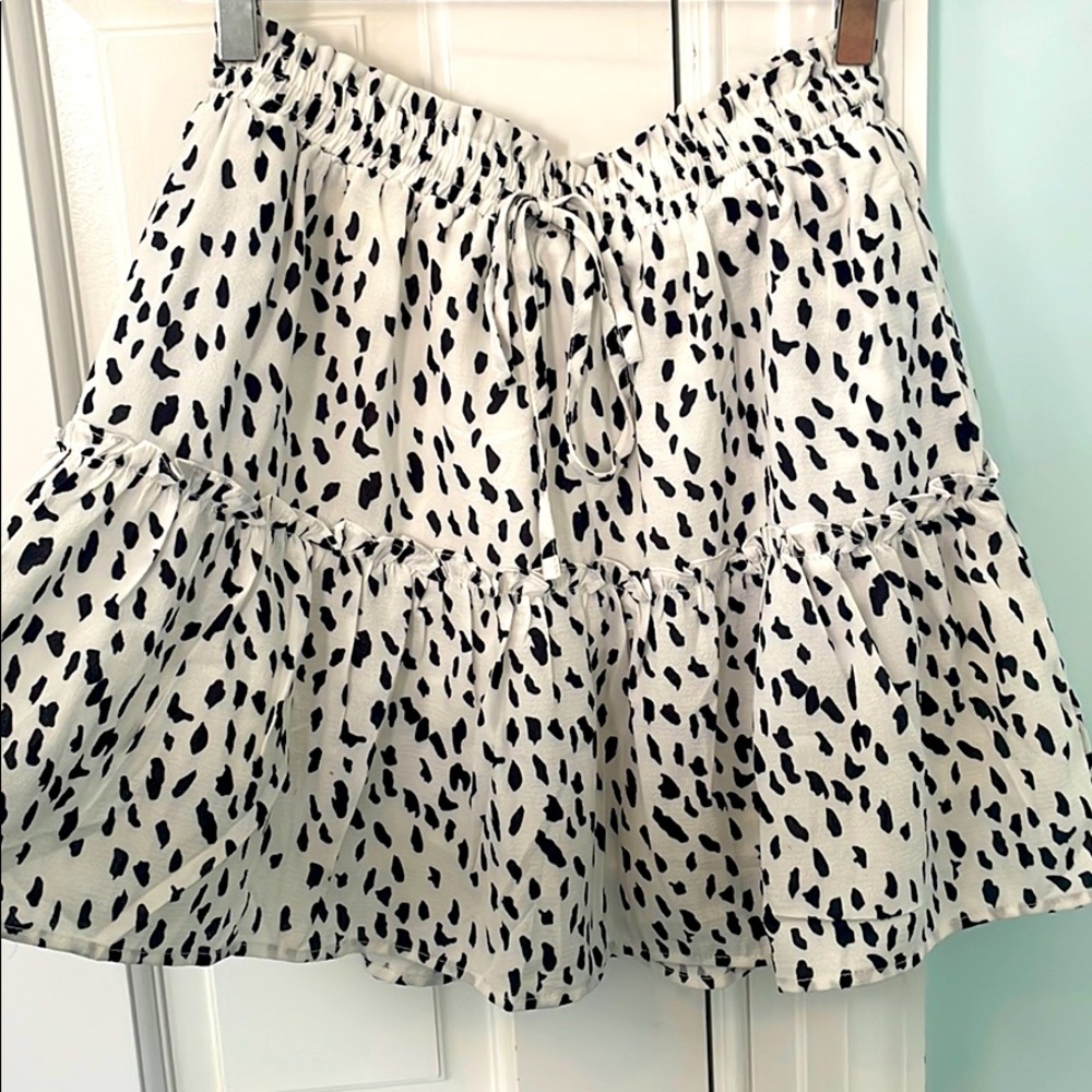 Princess Polly White Printed Skirt